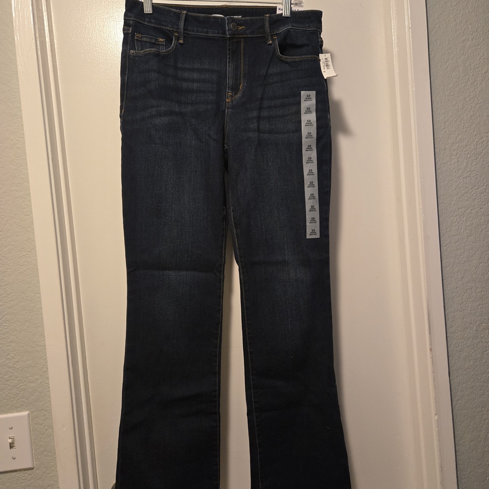 Old Navy Dark Indigo Flare Jeans